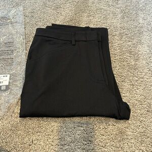 Black boot cut high waisted pants